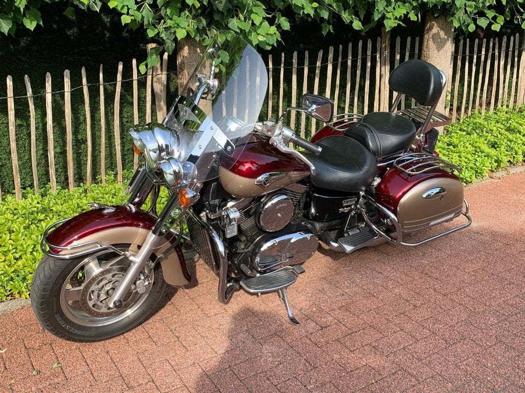 2003 Kawasaki vulcan 1500 classic tourer, Cardan-aandrijving, 2 cilinders, Gebruikt, 1500 cc