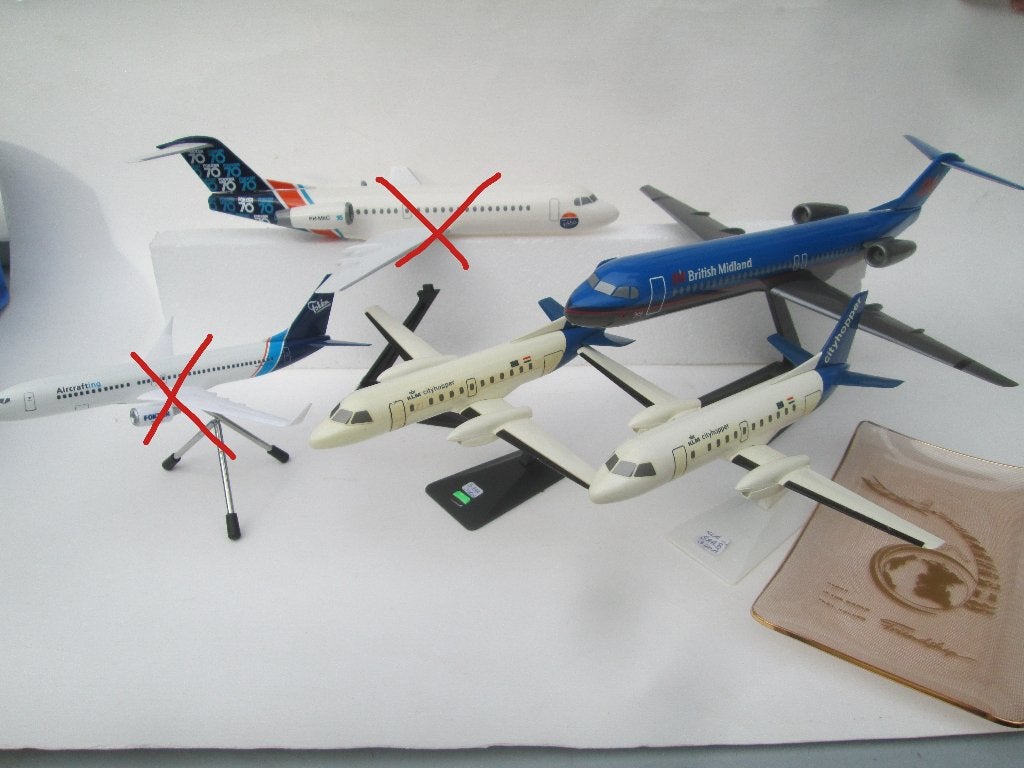 Fokker F-28 - F-100 /SAAB 340A / Boeing 737-800 Fokker, Ophalen of Verzenden, Nieuw, Schaalmodel