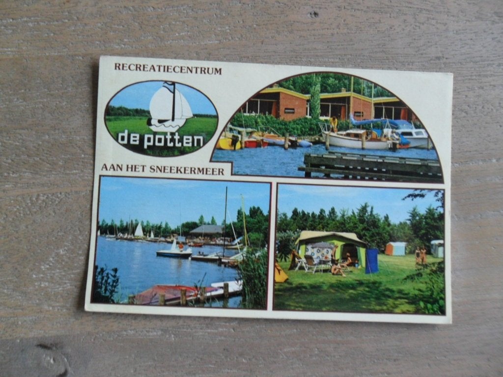 Sneek, recr. centrum de Potten/Offingawier 1983, Verzenden, 1980 tot heden, Gelopen, Friesland