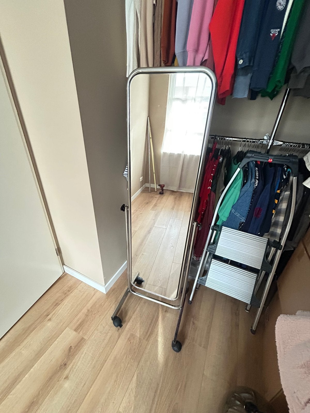 Kantelspiegel, Huis en Inrichting, Ophalen, Minder dan 50 cm, 100 tot 150 cm, Zo goed als nieuw