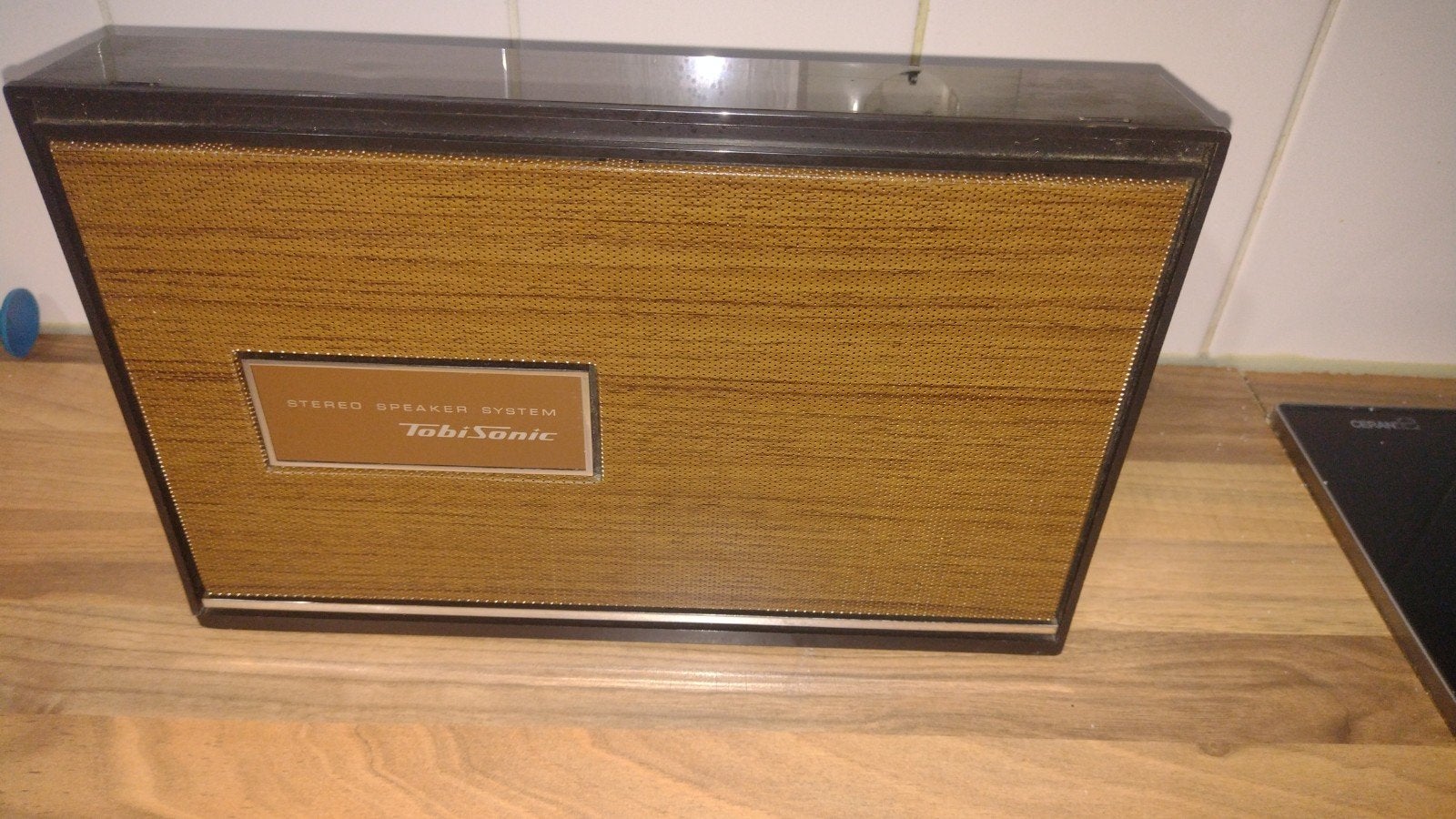 vintage TobiSonic stereo-luidsprekersysteem, Ophalen of Verzenden, Gebruikt