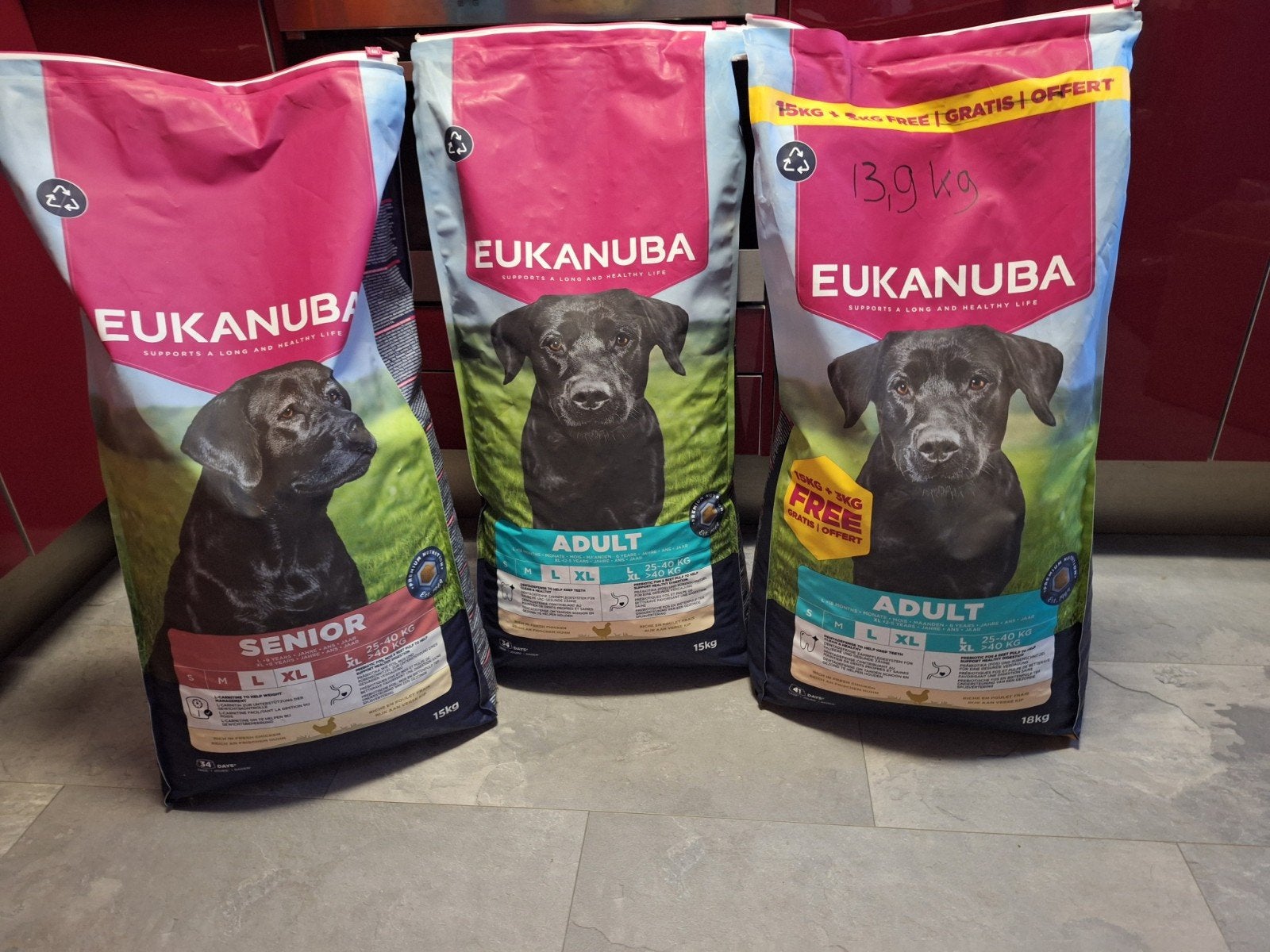 Eukanuba large breed adult + senior, Ophalen, Hond