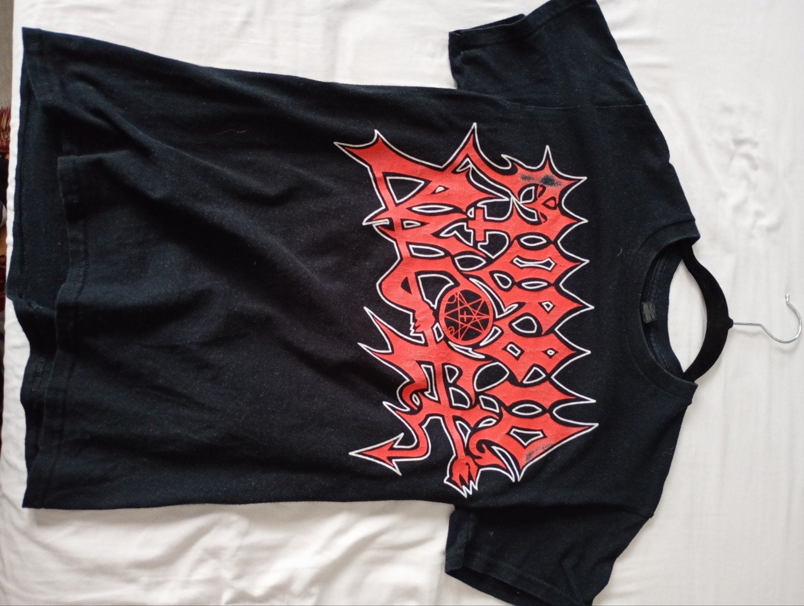 Vintage Morbid Angel T-shirt 2001 - The Kingdom Come, Zwart, Ophalen of Verzenden, Morbid Angel, Gedragen