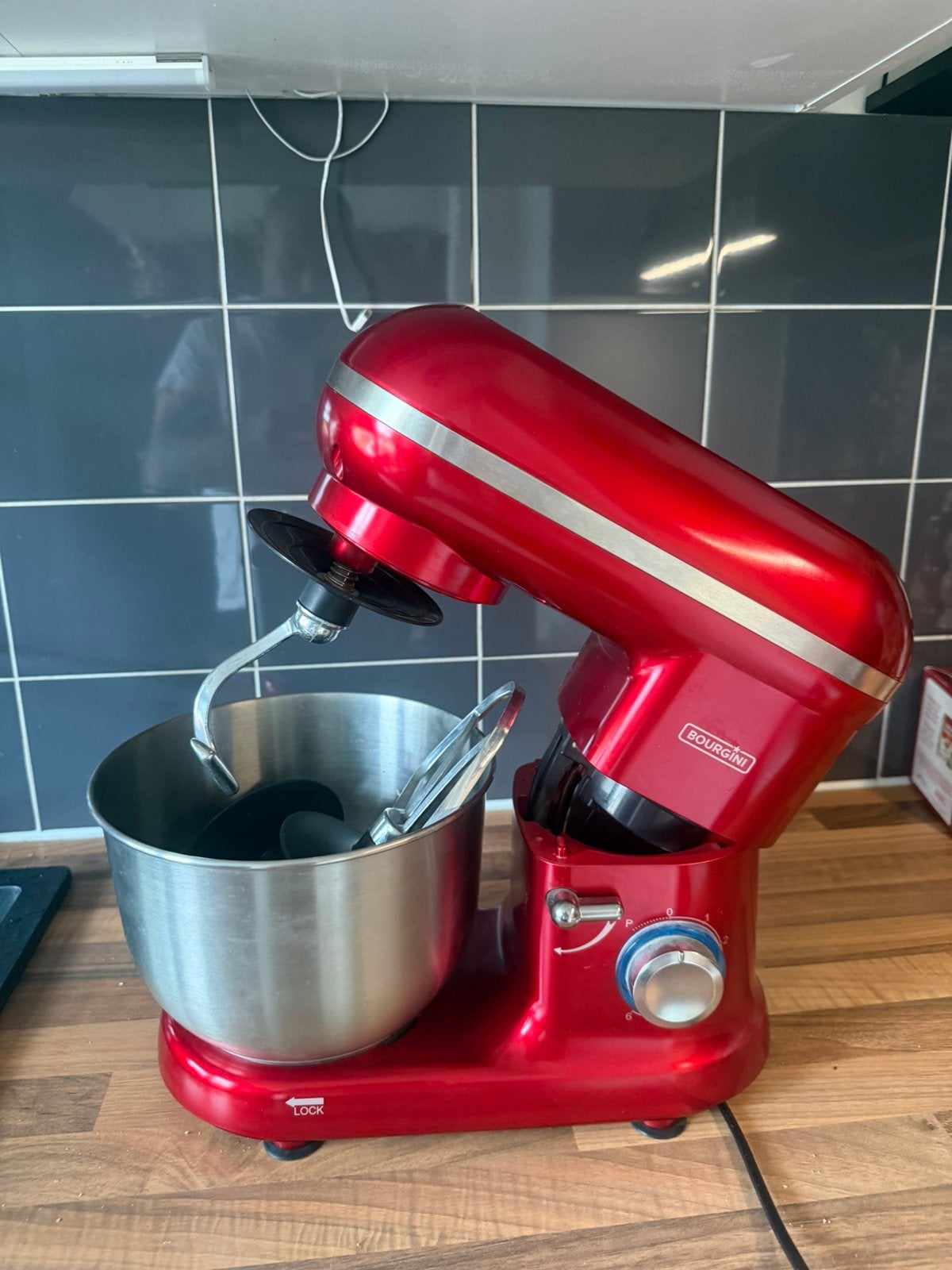 Bourgini Mixer, Witgoed en Apparatuur, Keukenmixers, 4 liter of meer, Ophalen of Verzenden, Zo goed als nieuw, 3 snelheden of meer