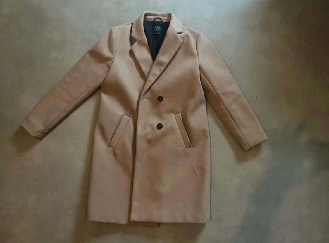 Stijlvolle beige winterjas van Clockhouse, maat 40, Kleding | Dames, Jassen | Winter, Ophalen of Verzenden, Zo goed als nieuw