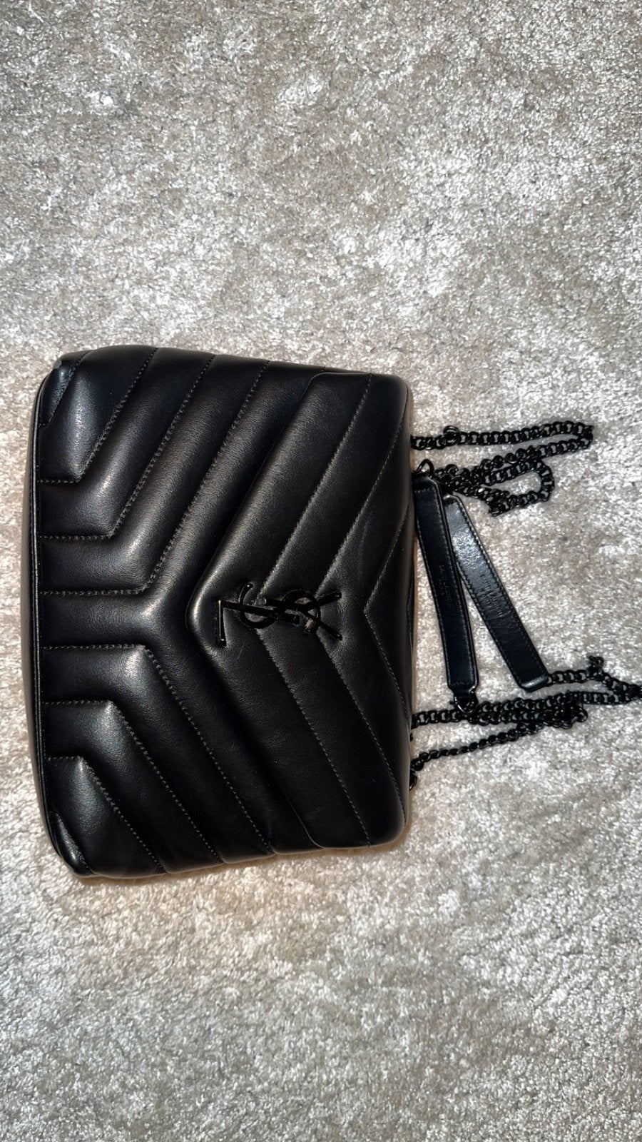 yves saint laurent loulou, Sieraden, Tassen en Uiterlijk, Portemonnees, Ophalen, Zo goed als nieuw, Zwart