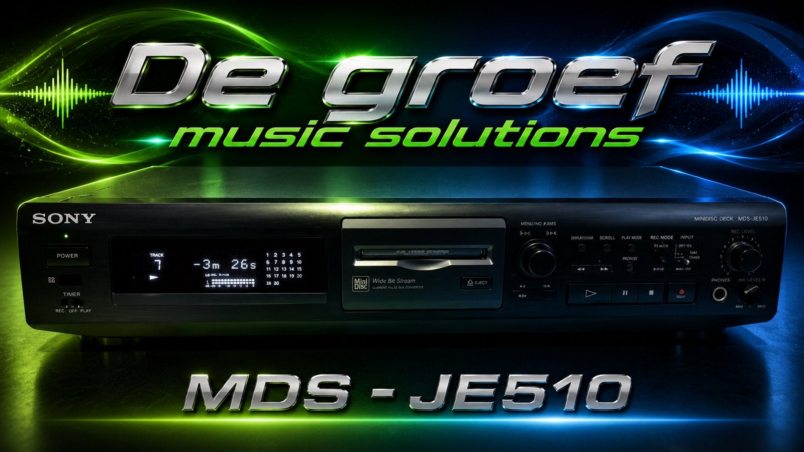 Sony MDS-JE 510 Minidisc recorder, Ophalen of Verzenden, Minidisc-recorder