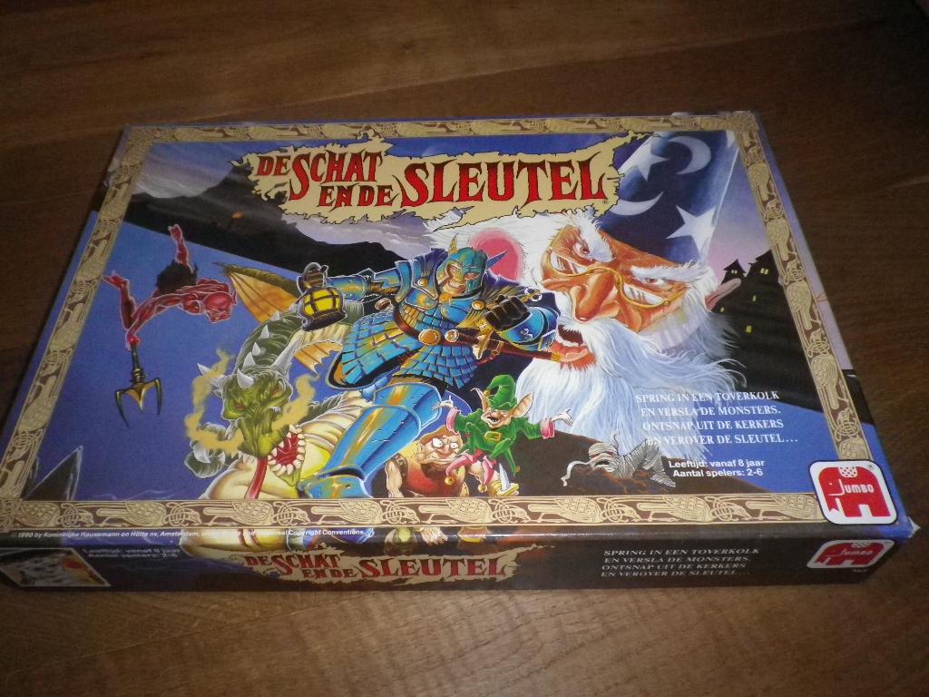 De schat en de sleutel van Jumbo, Hobby en Vrije tijd, Gezelschapsspellen | Bordspellen, Ophalen of Verzenden, Zo goed als nieuw