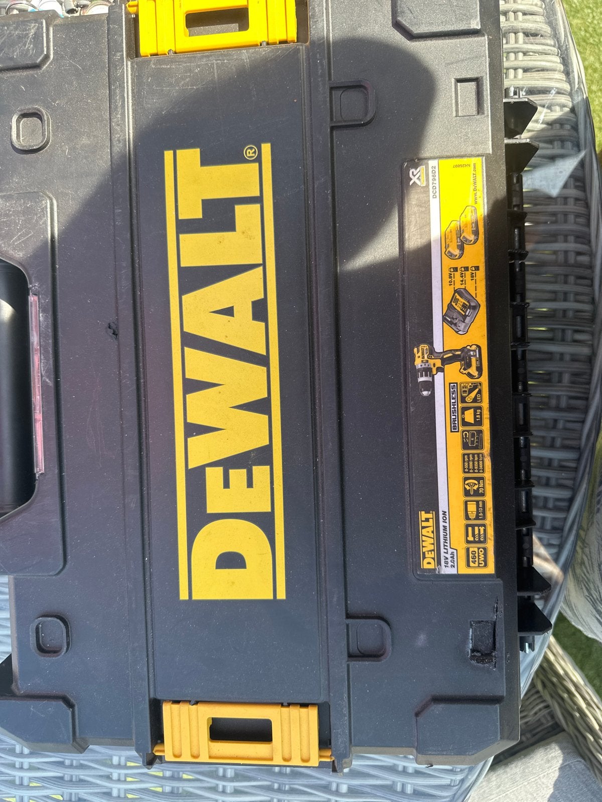 Lege DeWalt TSTAK koffer voor gereedschap, Ophalen, Gebruikt