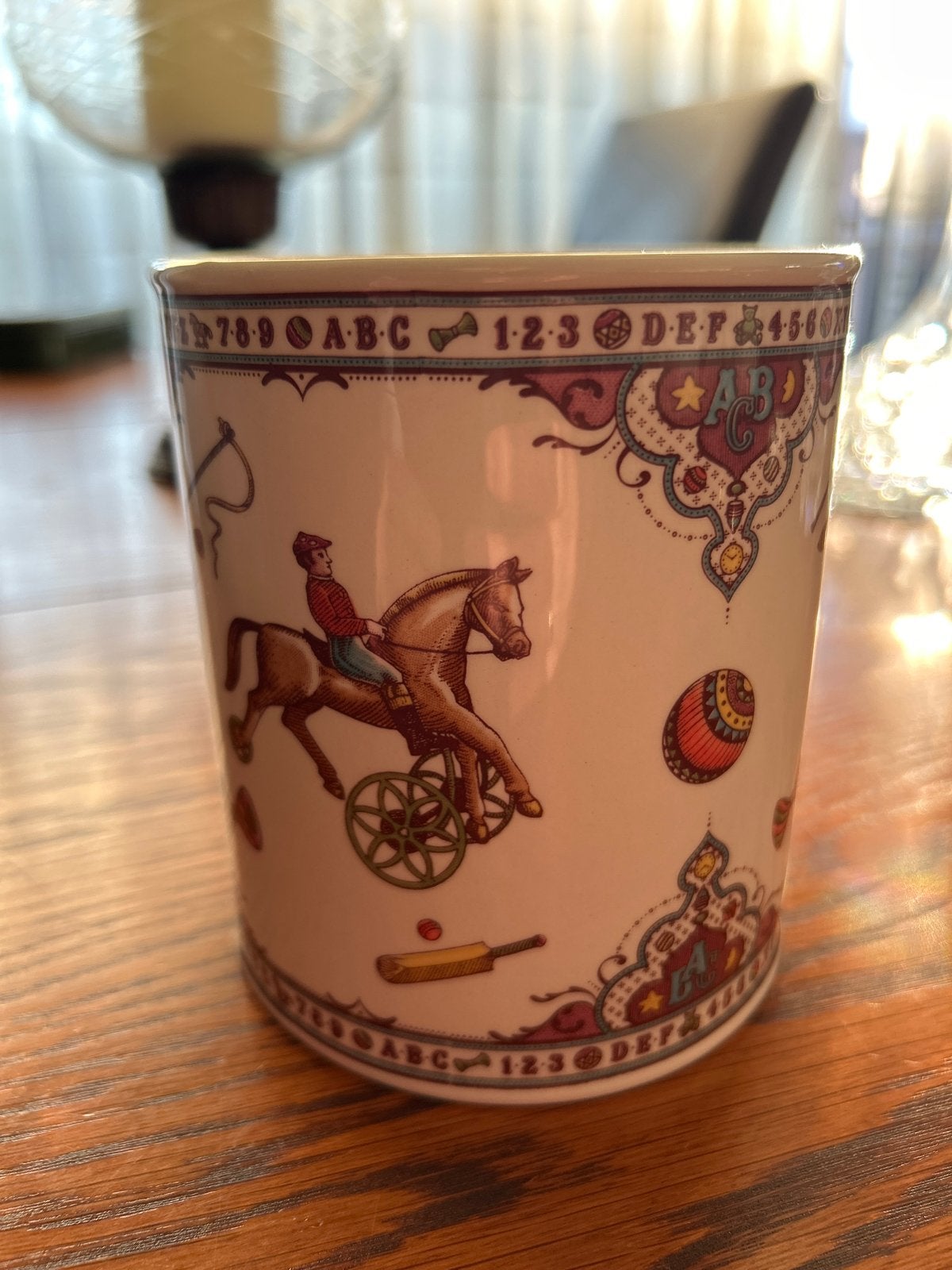 Spode Edwardian Childhood spaarpot, 12 cm hoog, 10 cm diamet, Ophalen of Verzenden