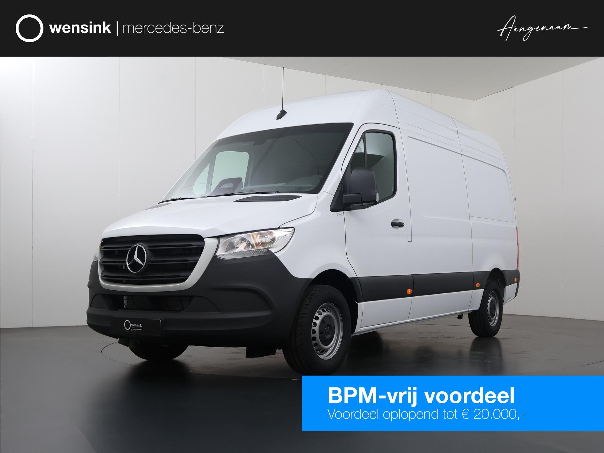 Mercedes-Benz Sprinter 317 CDI GB L2 RWD PRO | AUTOMAAT | 35, Auto's, Automaat, 4 cilinders, Wit, Bedrijf