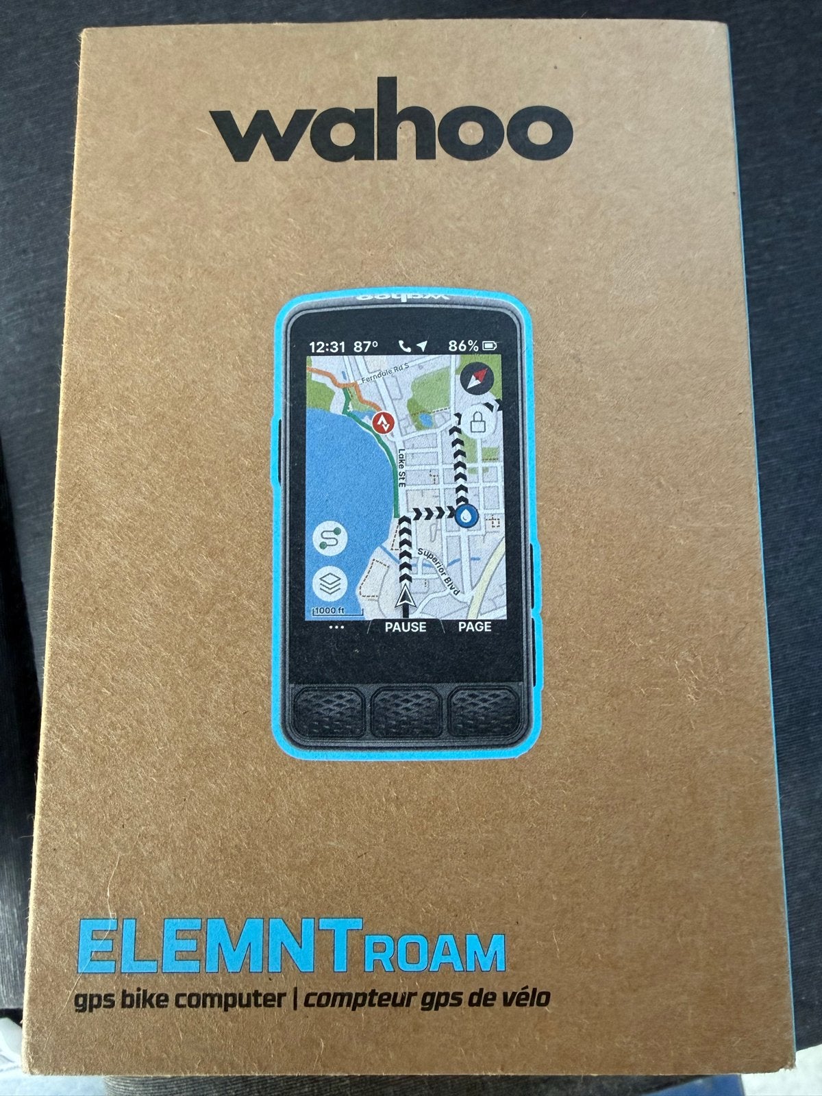 Wahoo Elemnt Roam GPS Fietscomputer, Fietsen en Brommers, Fietsaccessoires | Fietscomputers, Ophalen of Verzenden, Cadanssensor