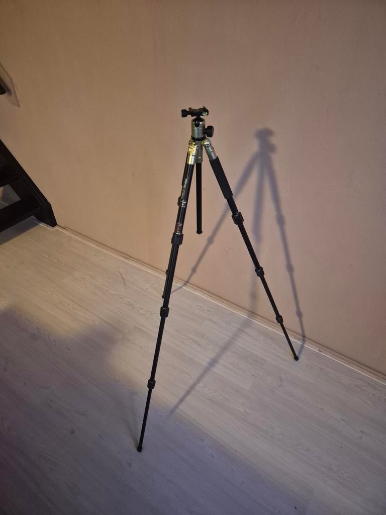 FotoPro travel statief  C-4i (Rollei exclusive), Ophalen of Verzenden, Zo goed als nieuw, Minder dan 150 cm, Driepoot