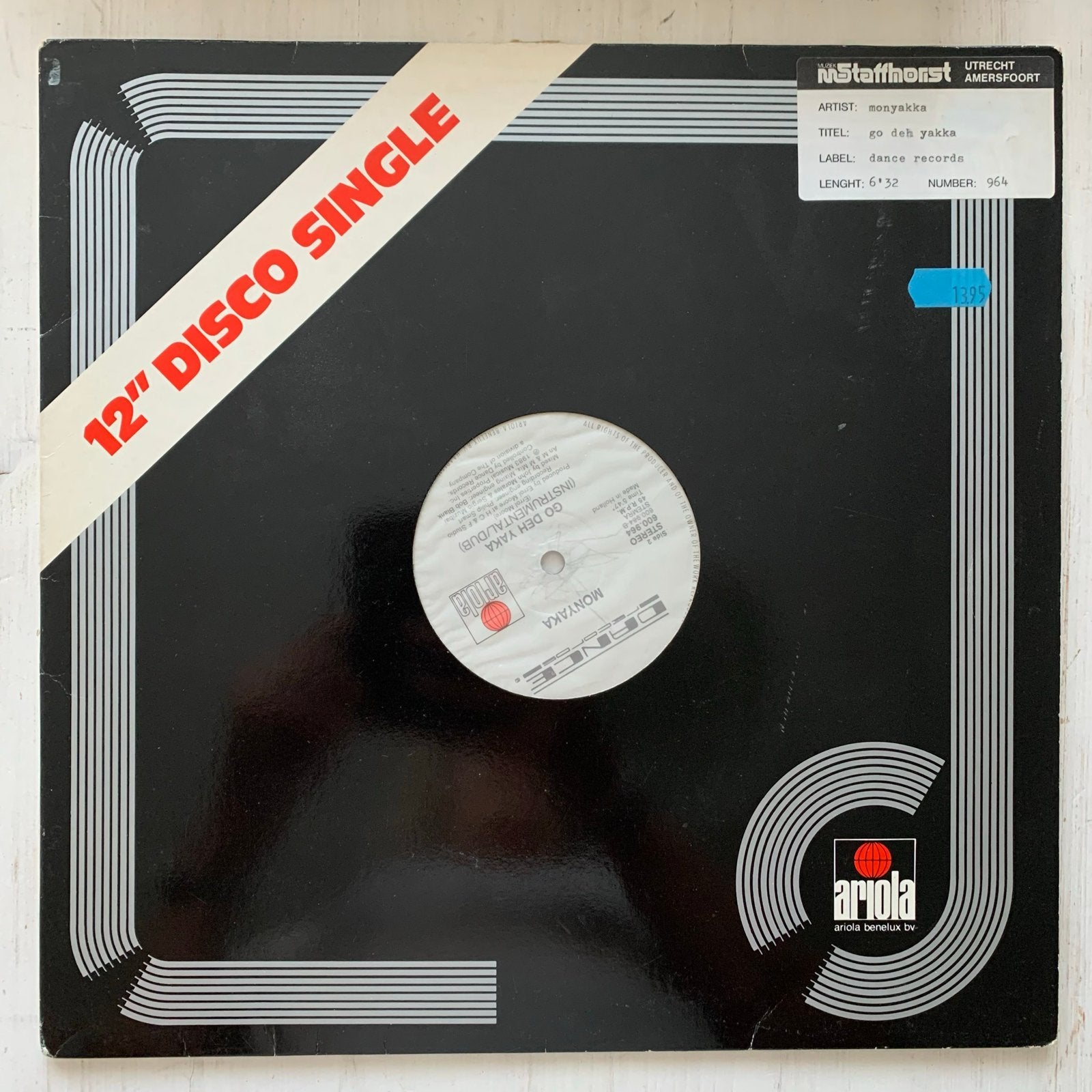 Monyaka - Go Deh Yakka 12" Disco Single (Dance Records), Ophalen, Zo goed als nieuw, 12 inch, EP