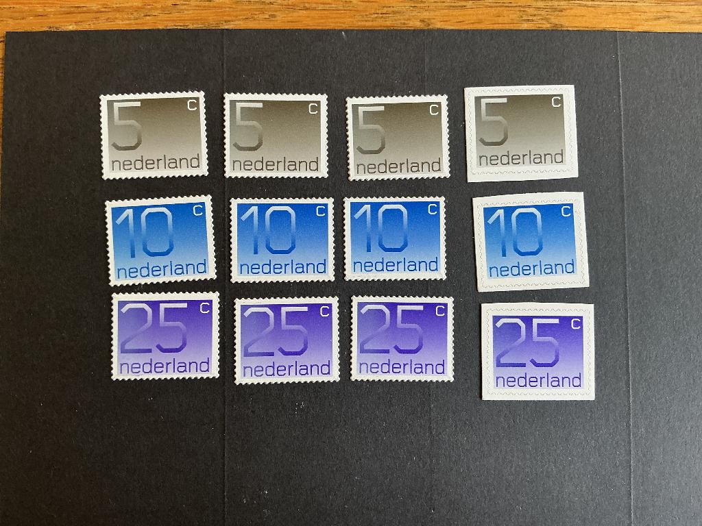 Doorgestanste zegels div, Verzenden, Na 1940, Postfris