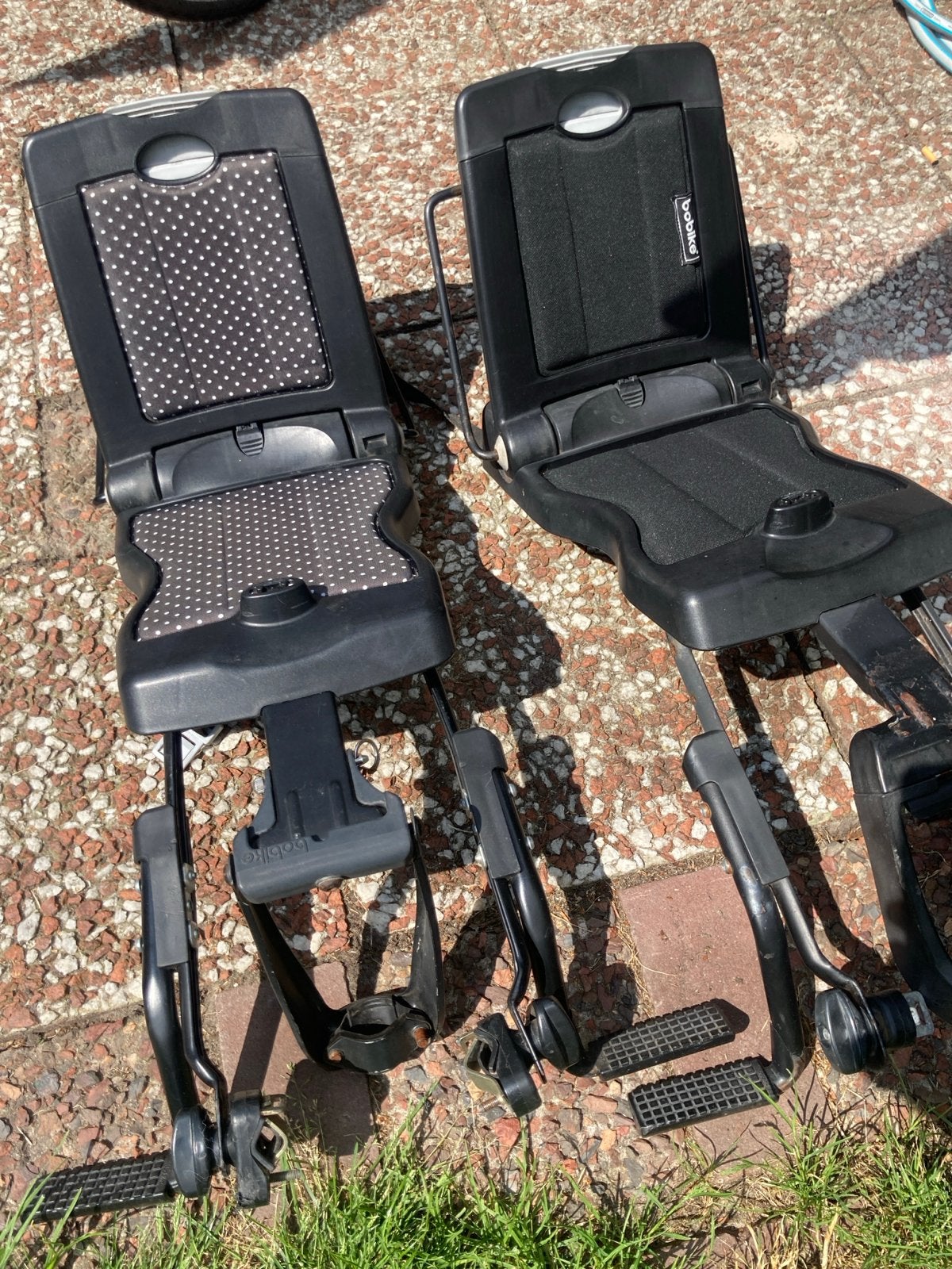 Bobike Achterzitjes (2 stuks) - Gebruikt, Fietsen en Brommers, Fietsaccessoires | Fietsstoeltjes, Ophalen, Achterzitje, 9 t/m 36 kg