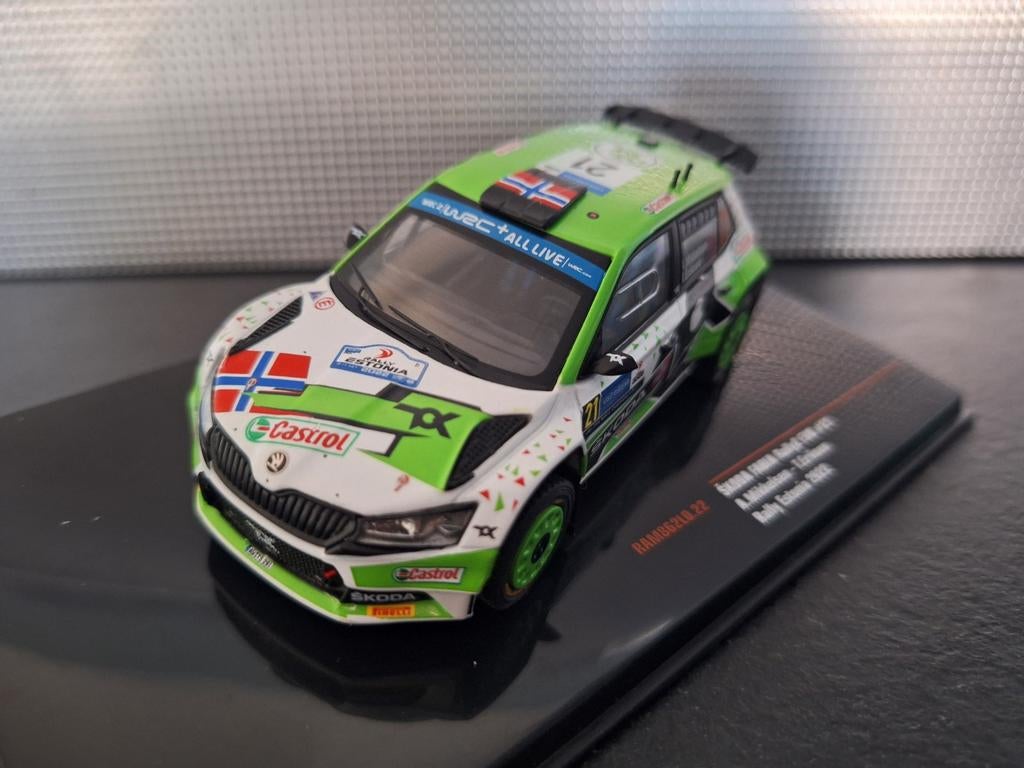 Skoda Fabia Rally 2 EVO #21 Rally Estonia 2022 Schaal 1:43, Overige merken, IXO, IXO, Nieuw