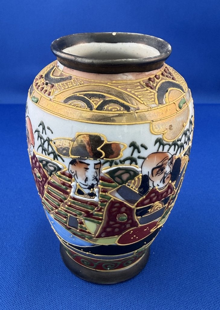 Japans Satsuma vaasje, miniatuur, Antiek en Kunst, Ophalen of Verzenden