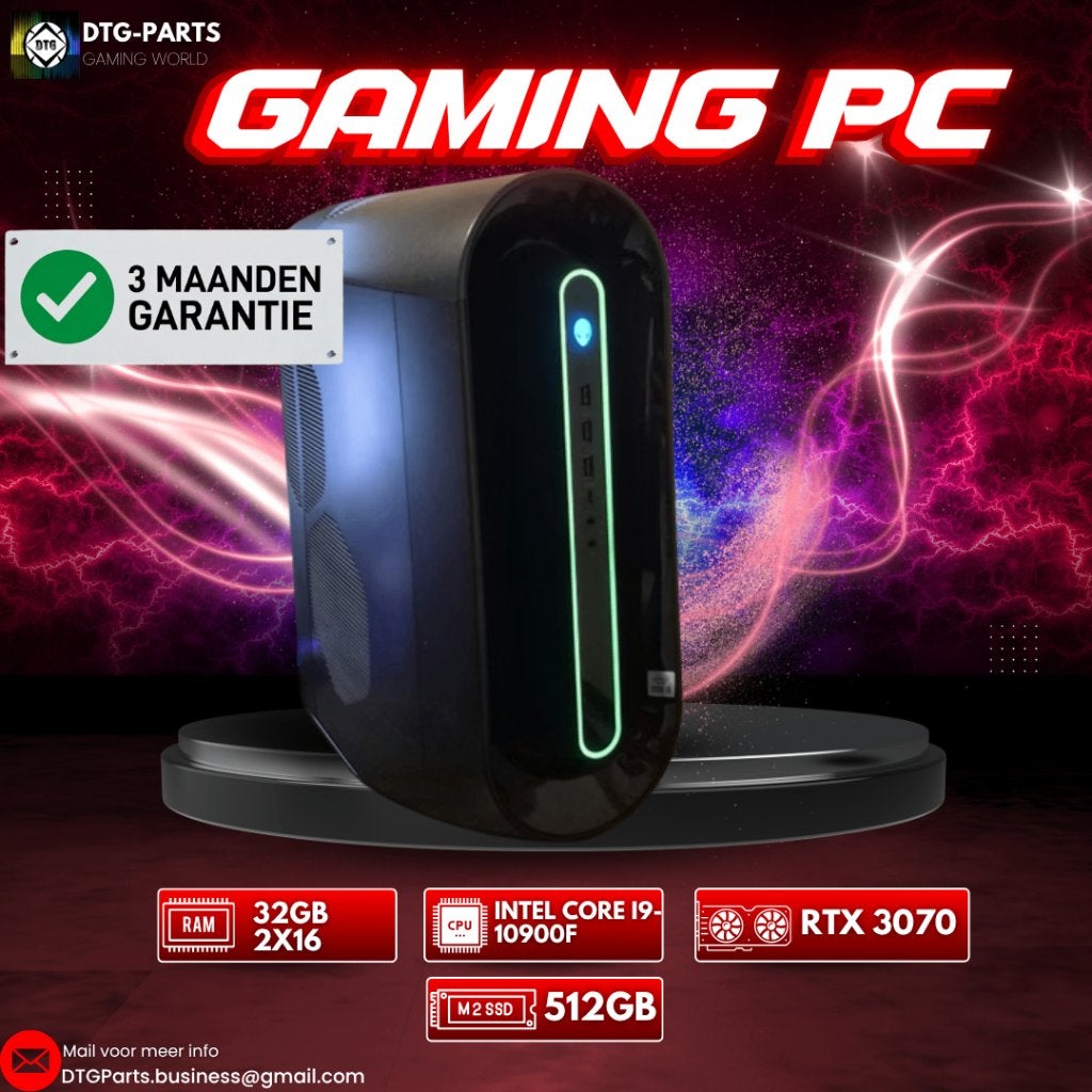 Gaming PC // RTX 3070 & Intel Core i9-10900F & 32GB, 7604 HM, 32 GB, DTGParts.Business@gmail.com, Intel Core i9