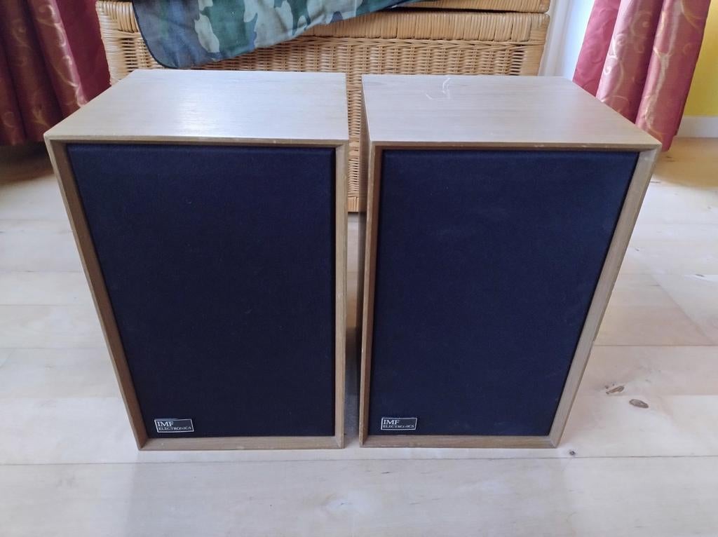 IMF Compact II speakers zelfde serienummer, Audio, Tv en Foto, Luidsprekers, Gebruikt, Minder dan 60 watt, Front, Rear of Stereo speakers