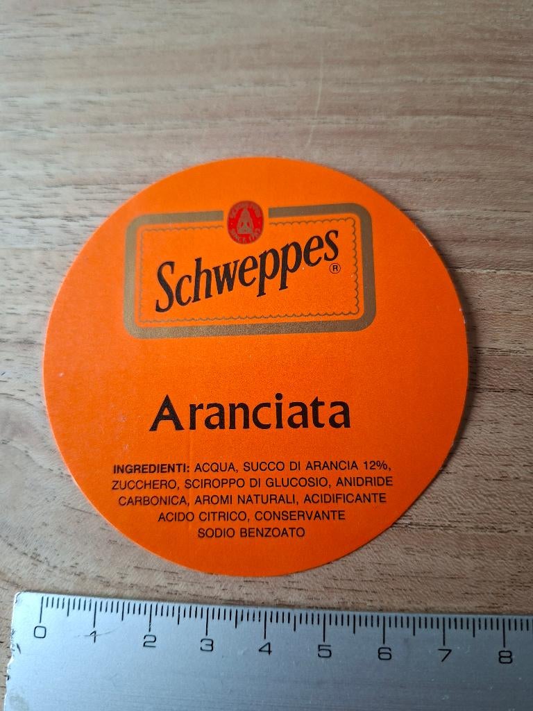 Sticker schweppes, Ophalen of Verzenden, Zo goed als nieuw, Merk
