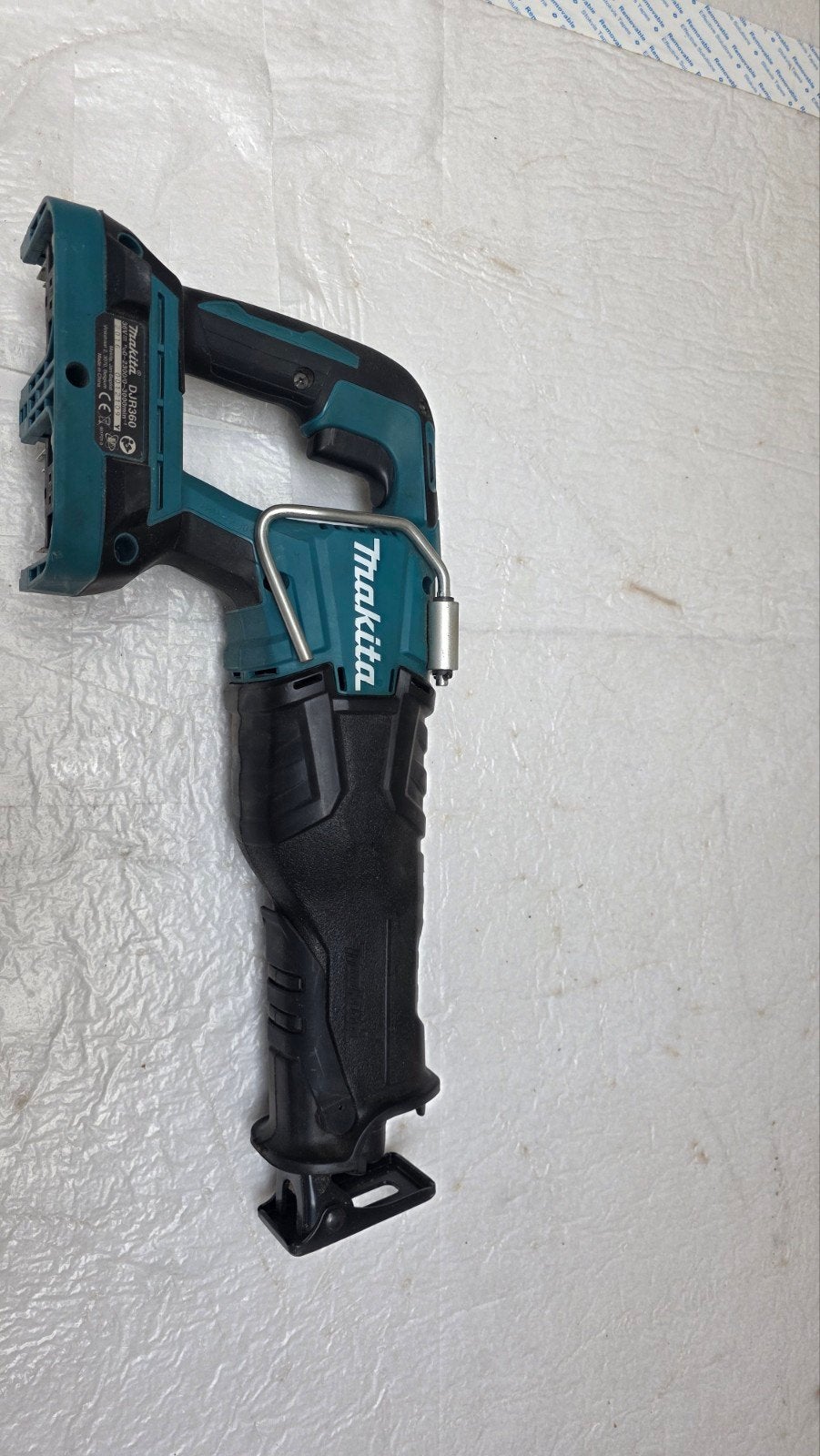 Makita DJR360 36V Reciprozaag - Zo goed als nieuw, Doe-het-zelf en Verbouw, Gereedschap | Zaagmachines, 70 mm of meer, Ophalen of Verzenden