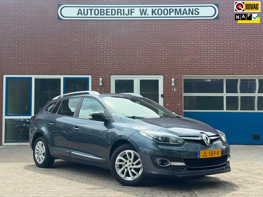 Renault Mégane Estate 1.2 TCe Limited, Auto's, Stof, Gebruikt, 4 cilinders, 116 pk