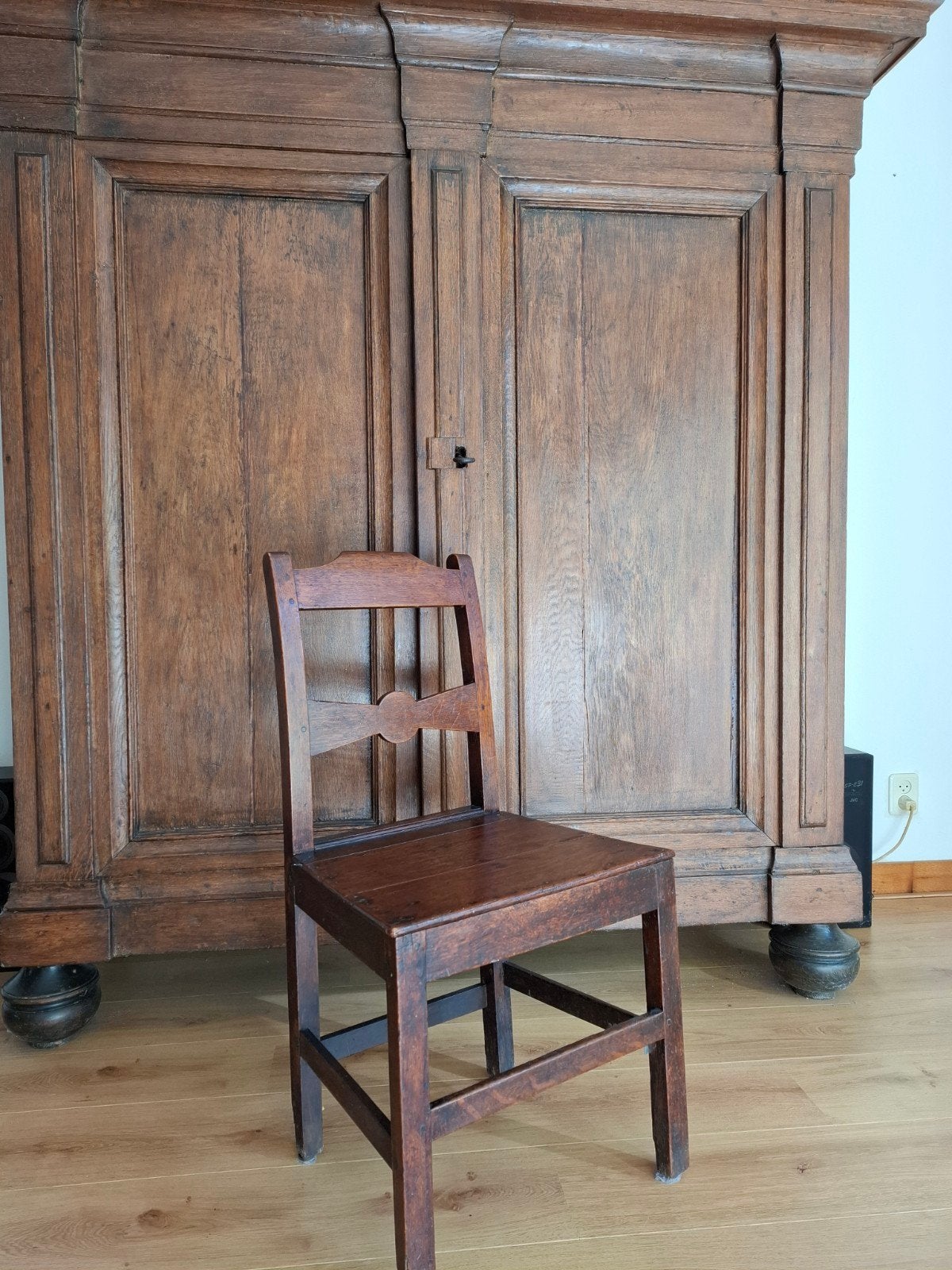 4 Antieke Engelse houten stoelen Scottish vernacular, Antiek en Kunst, Ophalen