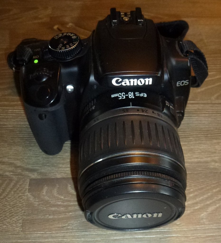 Canon EOS 400D Spiegelreflexcamera met EF-S 18-55mm lens, Gebruikt, Spiegelreflex, Canon, Minder dan 4 keer