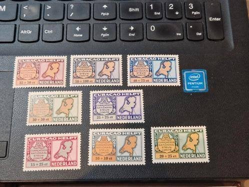 curacao ongebruikt plakker nr LP53 - LP60 luchtpostzegels, Ophalen of Verzenden, Postfris