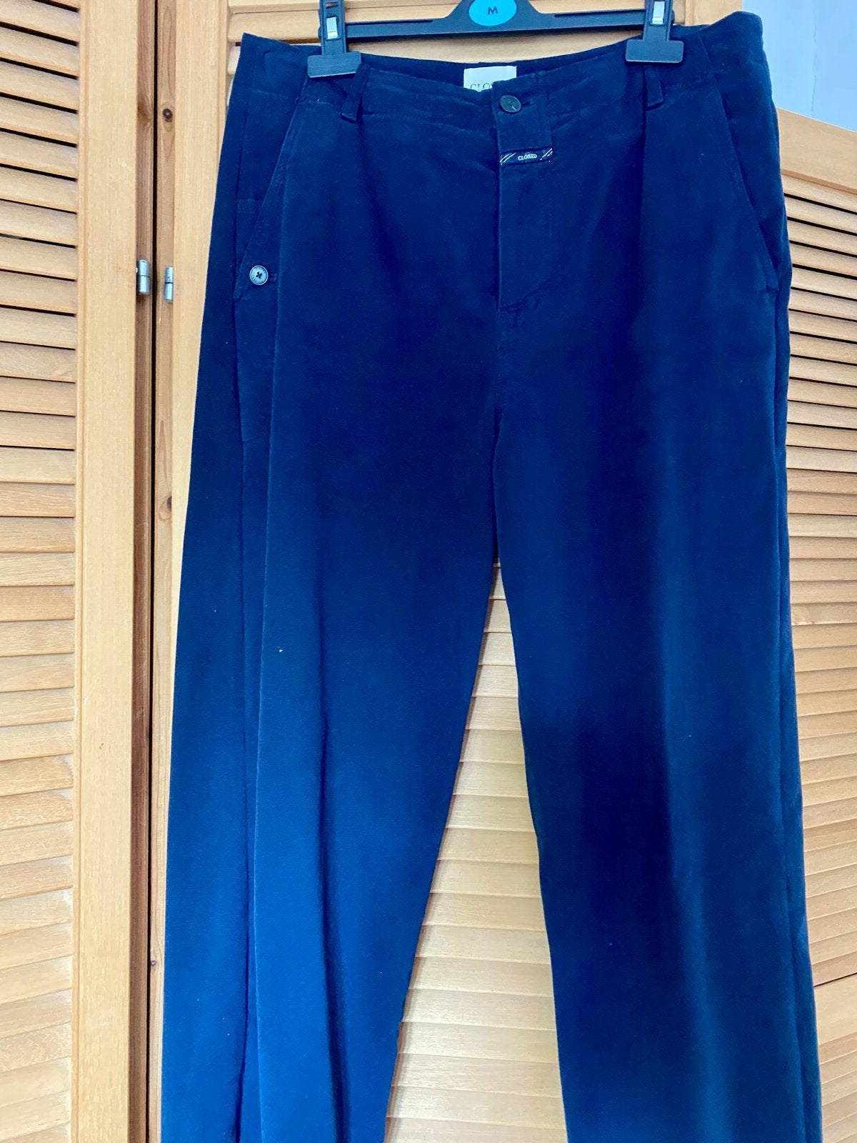 Donkerblauwe Closed broek - Zo goed als nieuw, Maat 38/40 (M), Zo goed als nieuw, Lang, Verzenden