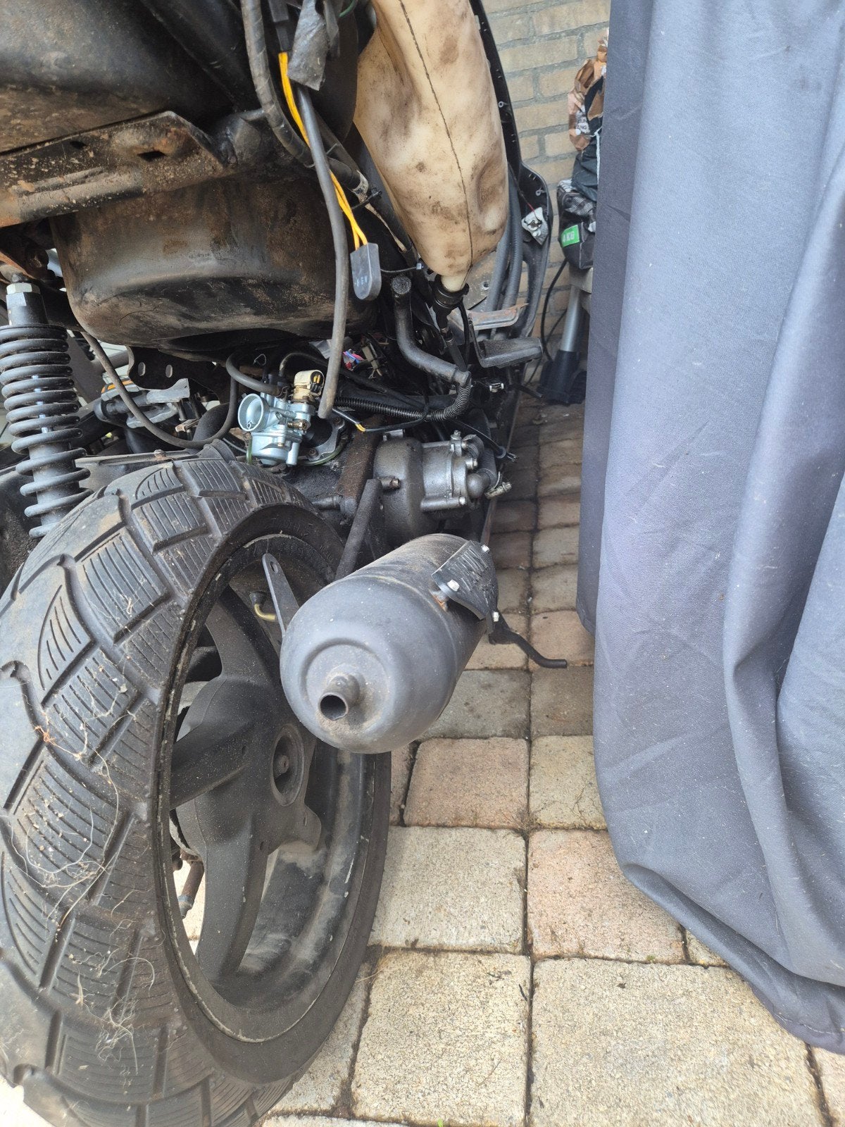Aprilia SR 2-takt - Morini blok - voor onderdelen/sleutelaar, Ophalen, Gebruikt, Aprilia