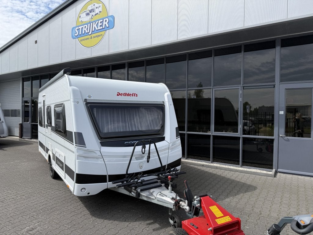 Dethleffs Camper 470 ER 2 Aparte bedden 210cm lang # Netjes#, Lengtebed, Bedrijf, Treinzit, Schokbreker