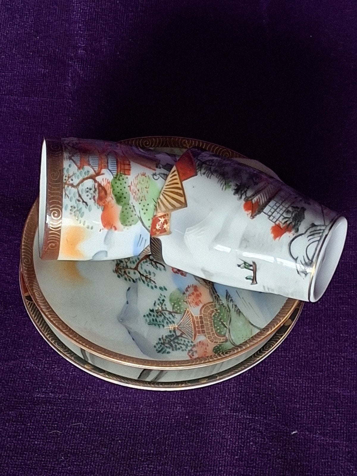 Chinees kop en schotel, gaaf, Ophalen of Verzenden