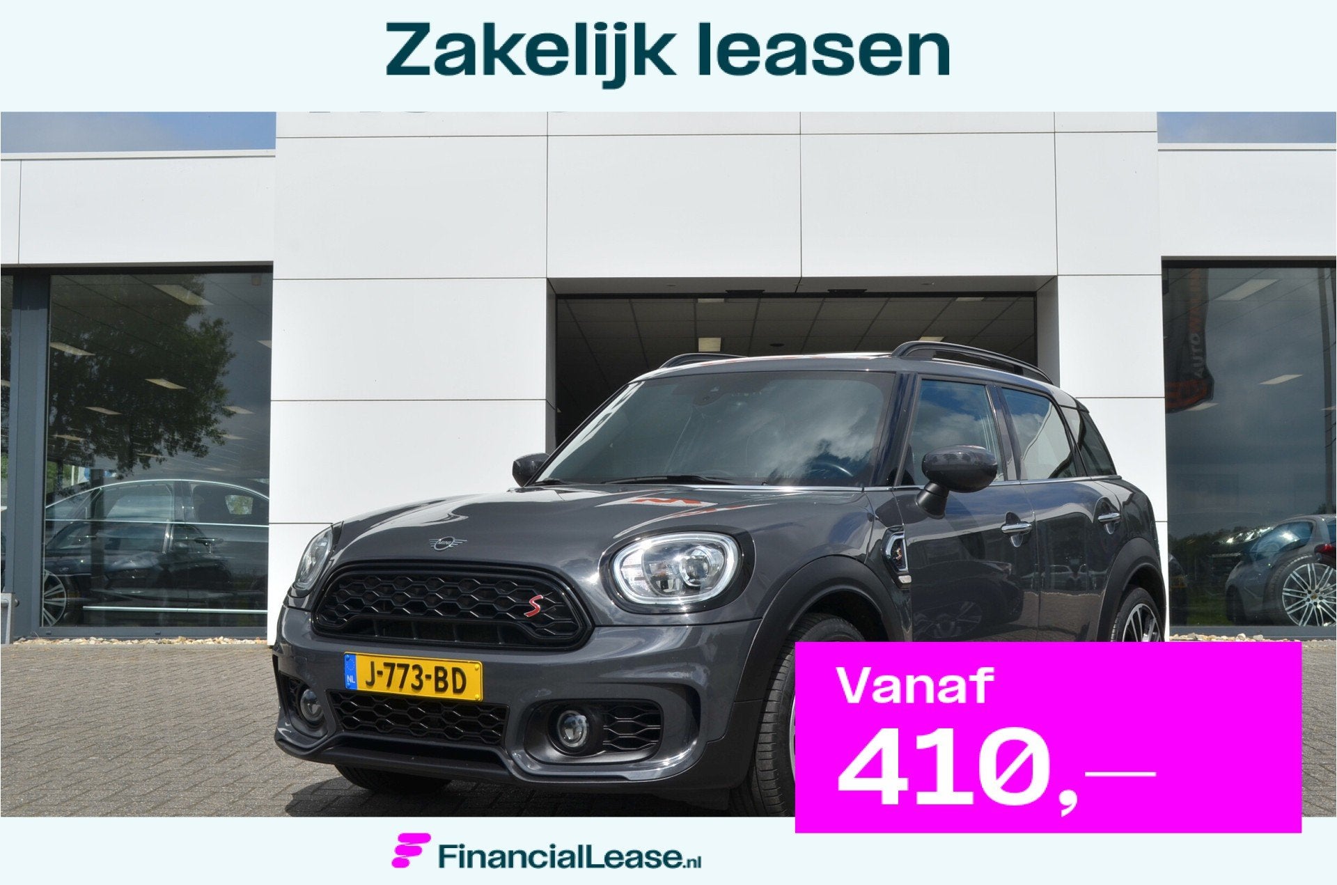 MINI Countryman Mini 2.0 Cooper S Hammersmith | Leer | Panor, Parkeersensor, SUV of Terreinwagen, Zilver of Grijs, 5 stoelen