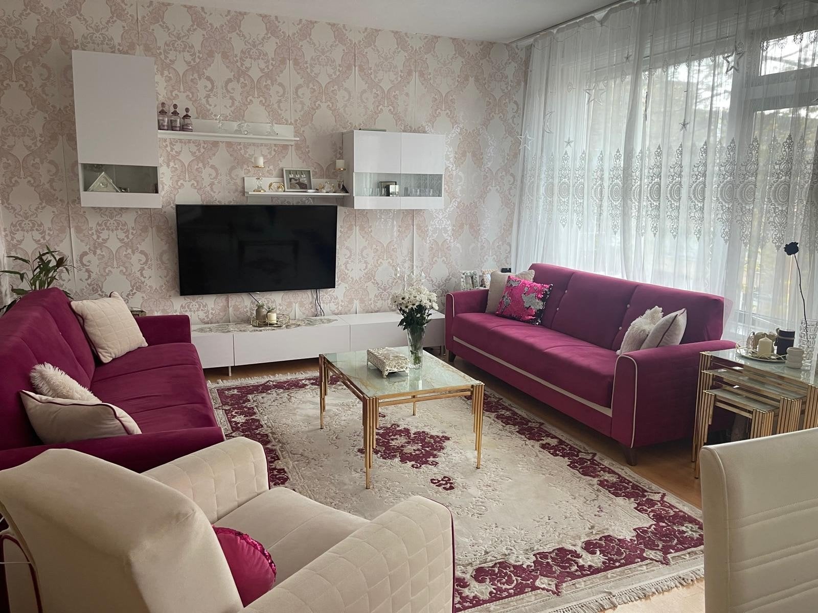 Luxe Bellona salonset: 2x 3-zitsbank (slaapbank) + fauteuil, Huis en Inrichting, Ophalen of Verzenden, Zo goed als nieuw, Vierpersoons of meer