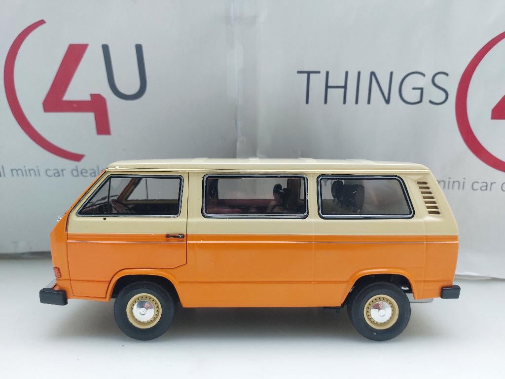 Schuco 1:18 Volkswagen T3 a L oranje nieuw in verpakking, Ophalen of Verzenden, Nieuw, Auto, Overige merken