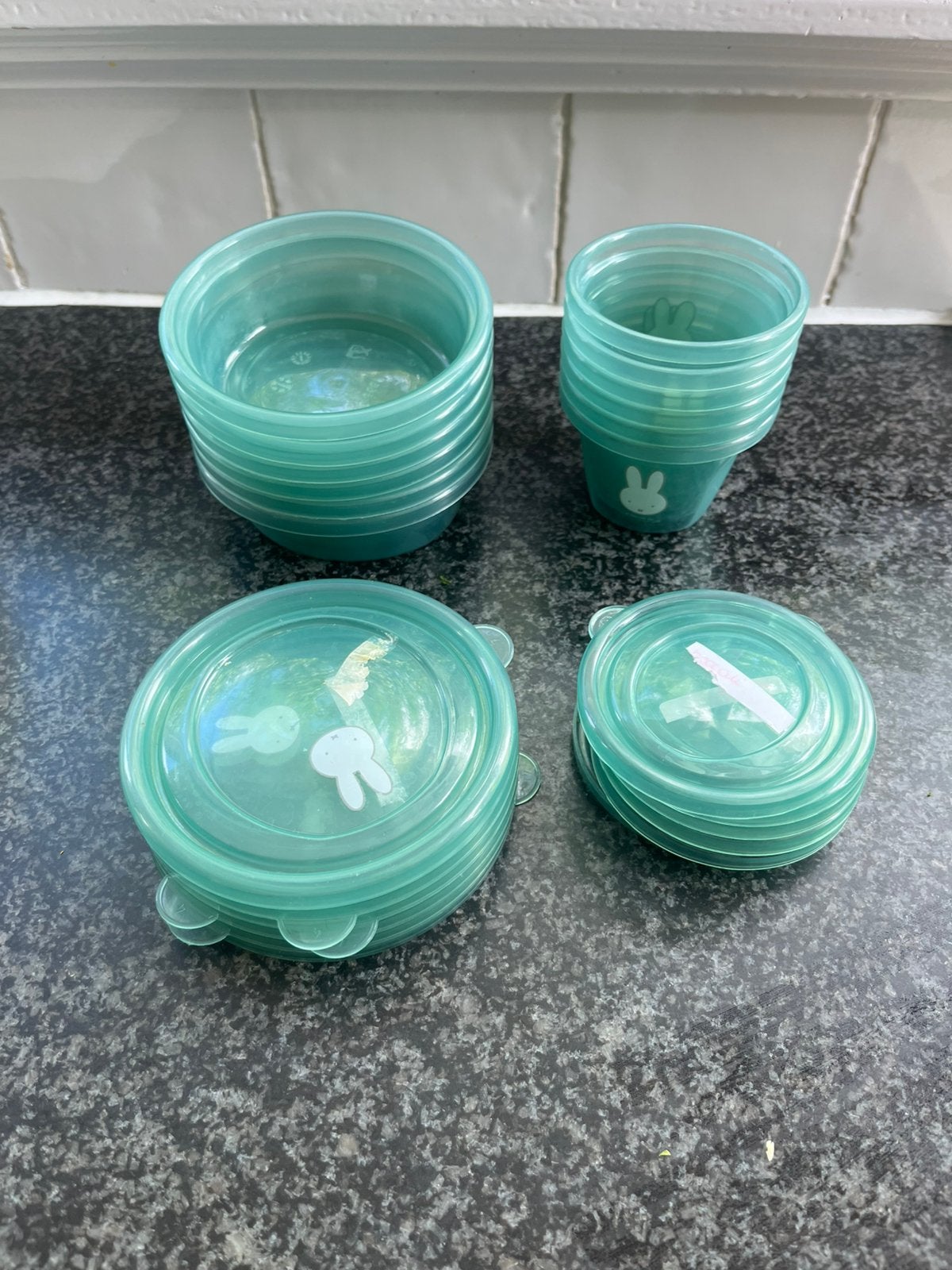 Bewaarpotjes babyvoeding Nijntje, Ophalen of Verzenden, Gebruikt, Bewaarbakje