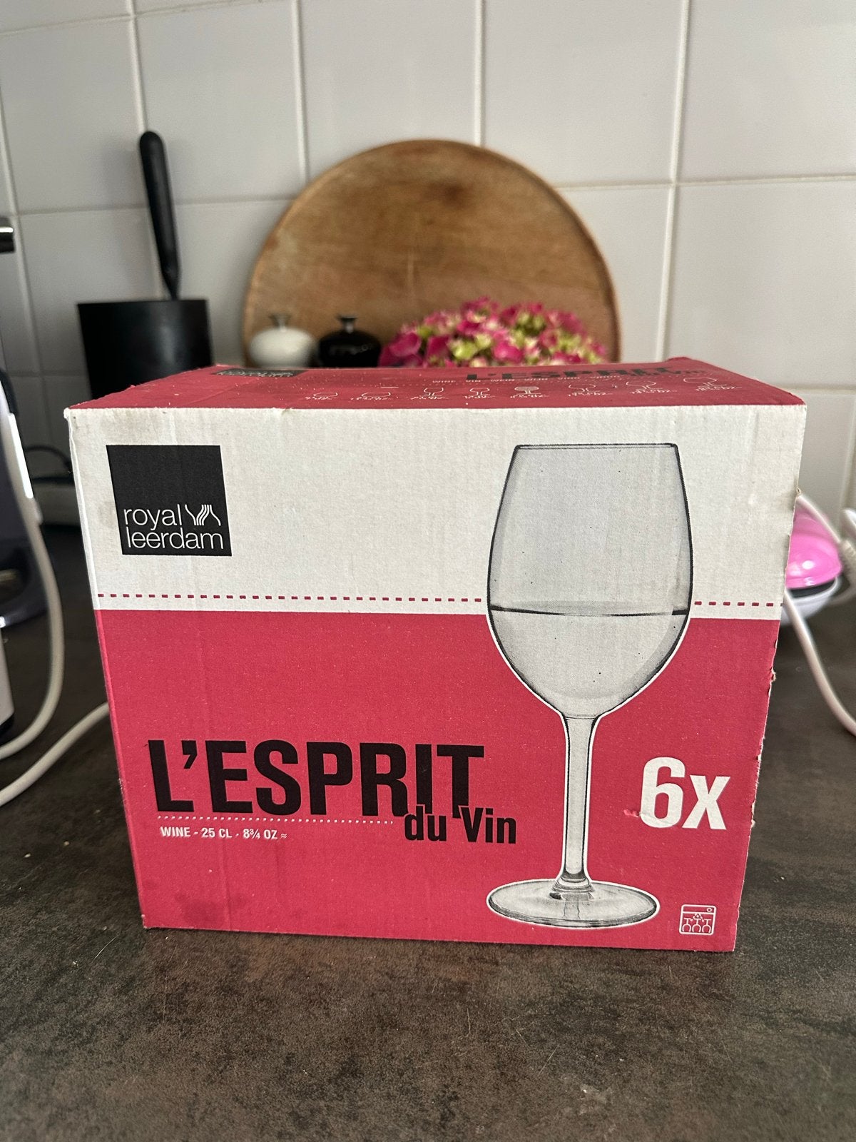 Royal Leerdam L'Esprit du Vin wijnglazen (6 stuks), Ophalen of Verzenden, Zo goed als nieuw, Overige merken, Glas