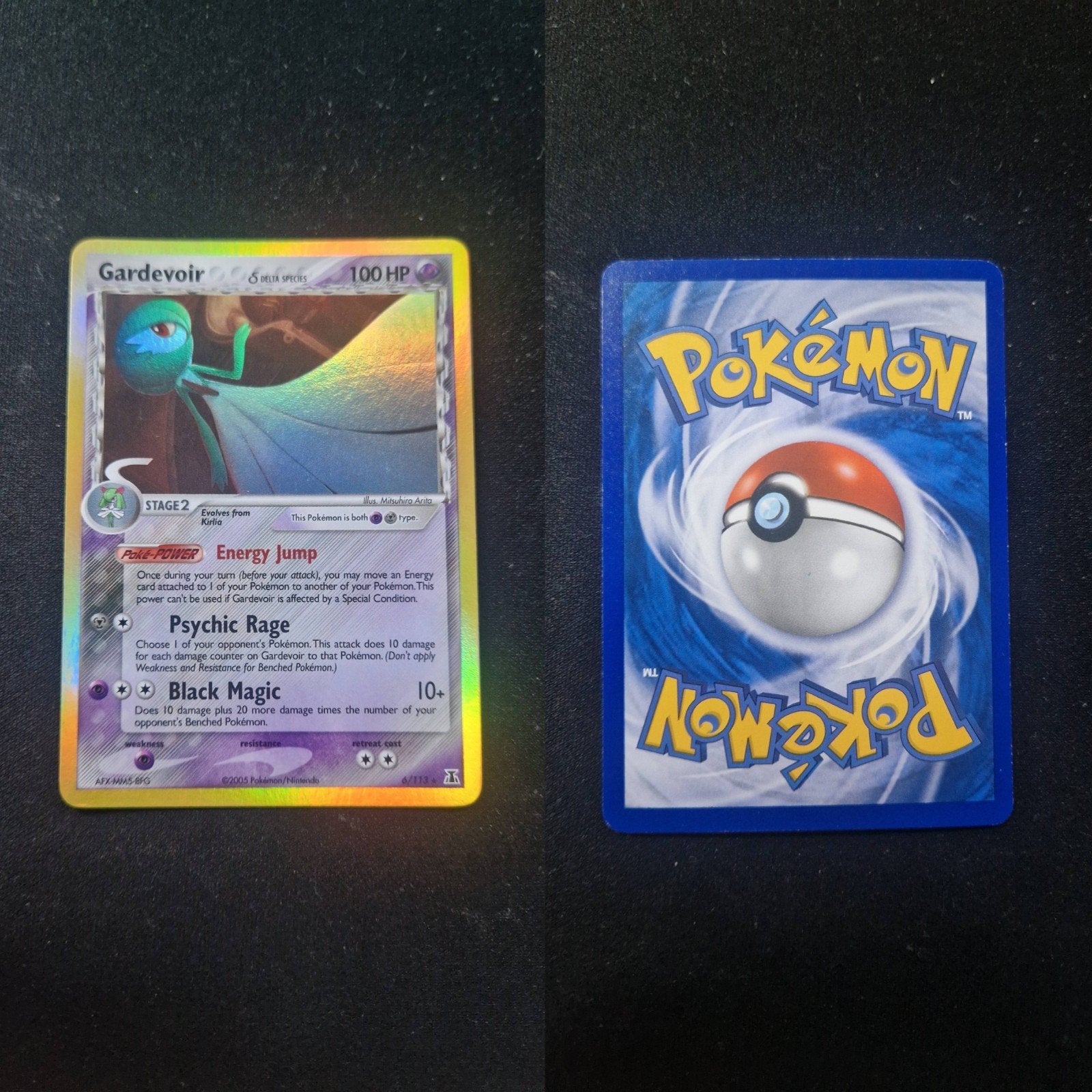 Gardevoir δ Delta Species (DS 6) Pokémon Kaart, Ophalen of Verzenden, Gebruikt, Losse kaart, Foil