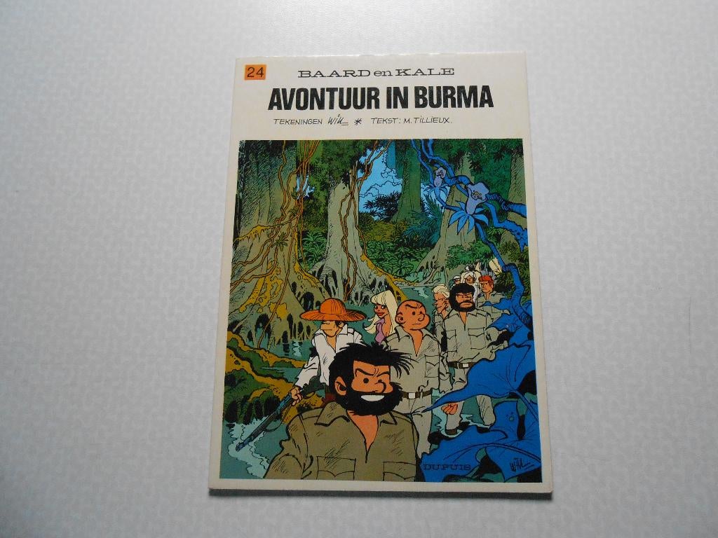 baard en kale 24 Avontuur in Burma 1976 1ste druk., Boeken, Will/Tillieux, Eén stripboek, Nieuw, Ophalen of Verzenden