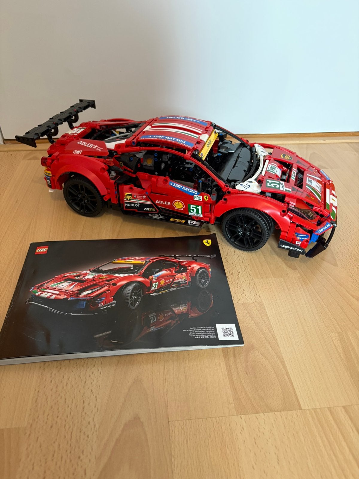 Lego technic 42125 Ferrari, Ophalen of Verzenden, Gebruikt, Overige schalen, Auto onroad