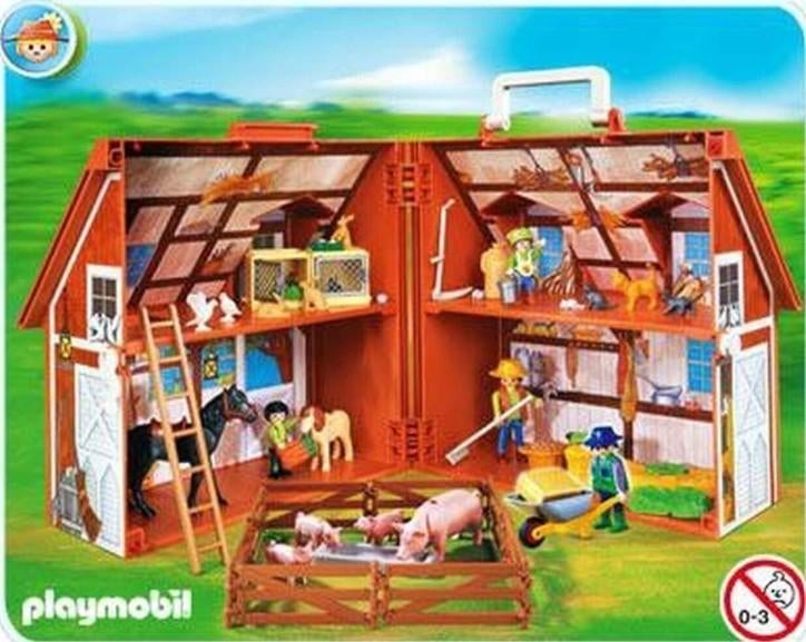Playmobil 4142 Meeneem boerderij, Kinderen en Baby's, Speelgoed | Playmobil, Ophalen of Verzenden, Zo goed als nieuw