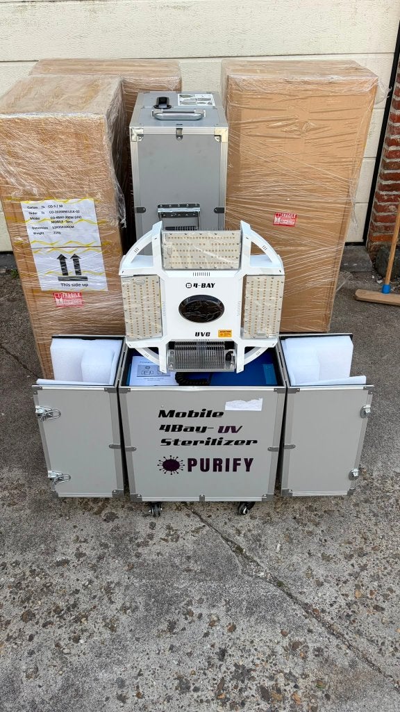 Mobiele 4-Bay UVC Sterilisator 200W, Ophalen, Nieuw, Overige typen