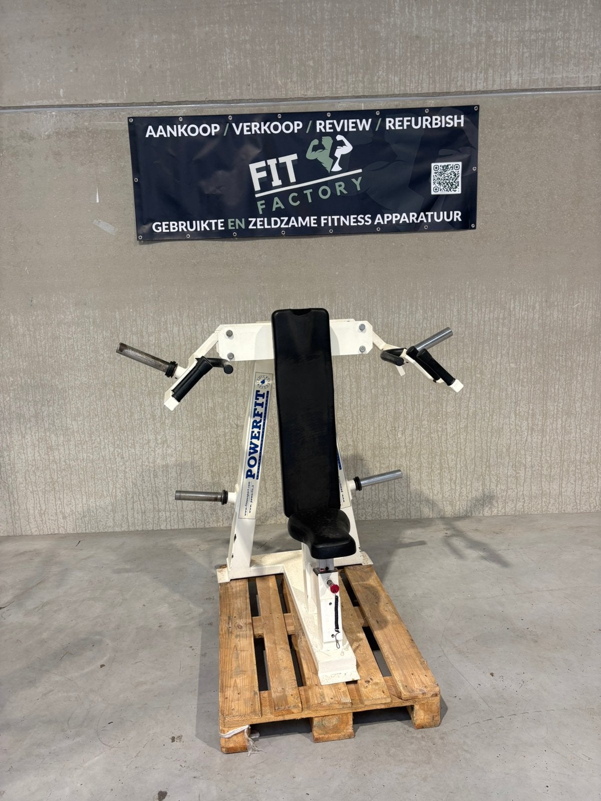 Powerfit shoulder press, Ophalen of Verzenden, Zo goed als nieuw, Overige typen