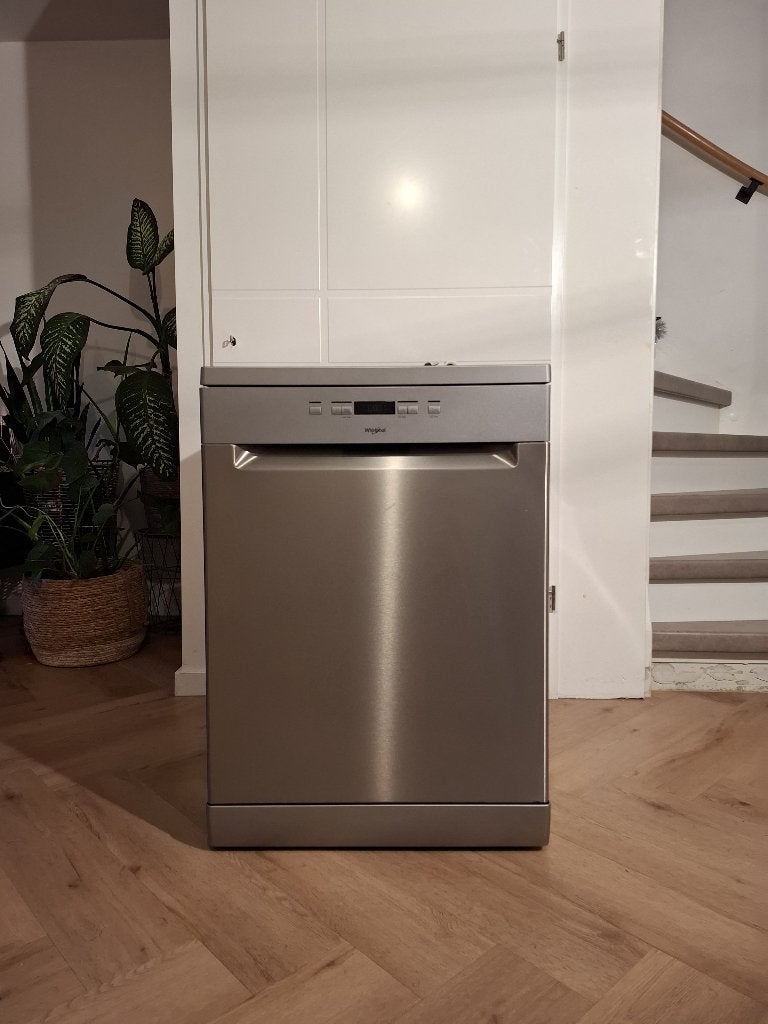 Whirlpool vrijstaande vaatwasser RVS OWFC 3C26 X - top staat, Ophalen, 60 cm of meer, Eco programma, Zo goed als nieuw