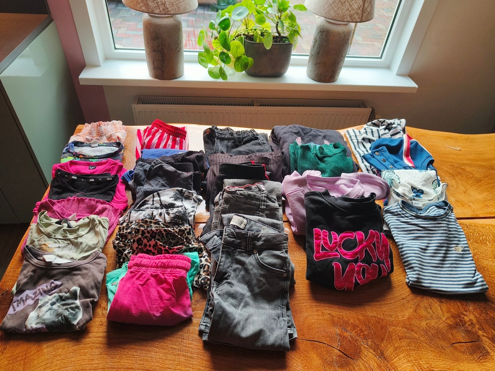 Pakket meiden kleding draagmaat 140/146, Ophalen of Verzenden, Gebruikt, Maat 140