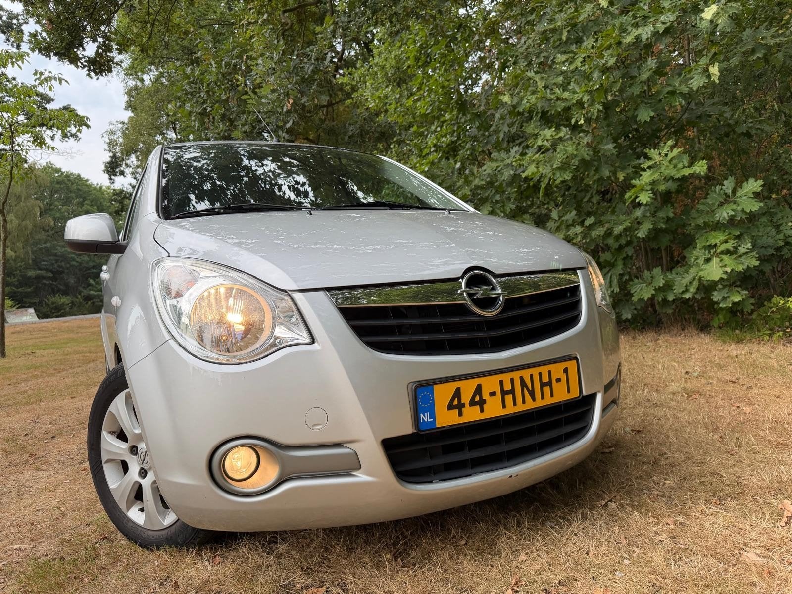Opel Agila 1.0 12V 2009 Grijs, Auto's, Opel, Dealer onderhouden, Stof, 996 cc, Origineel Nederlands