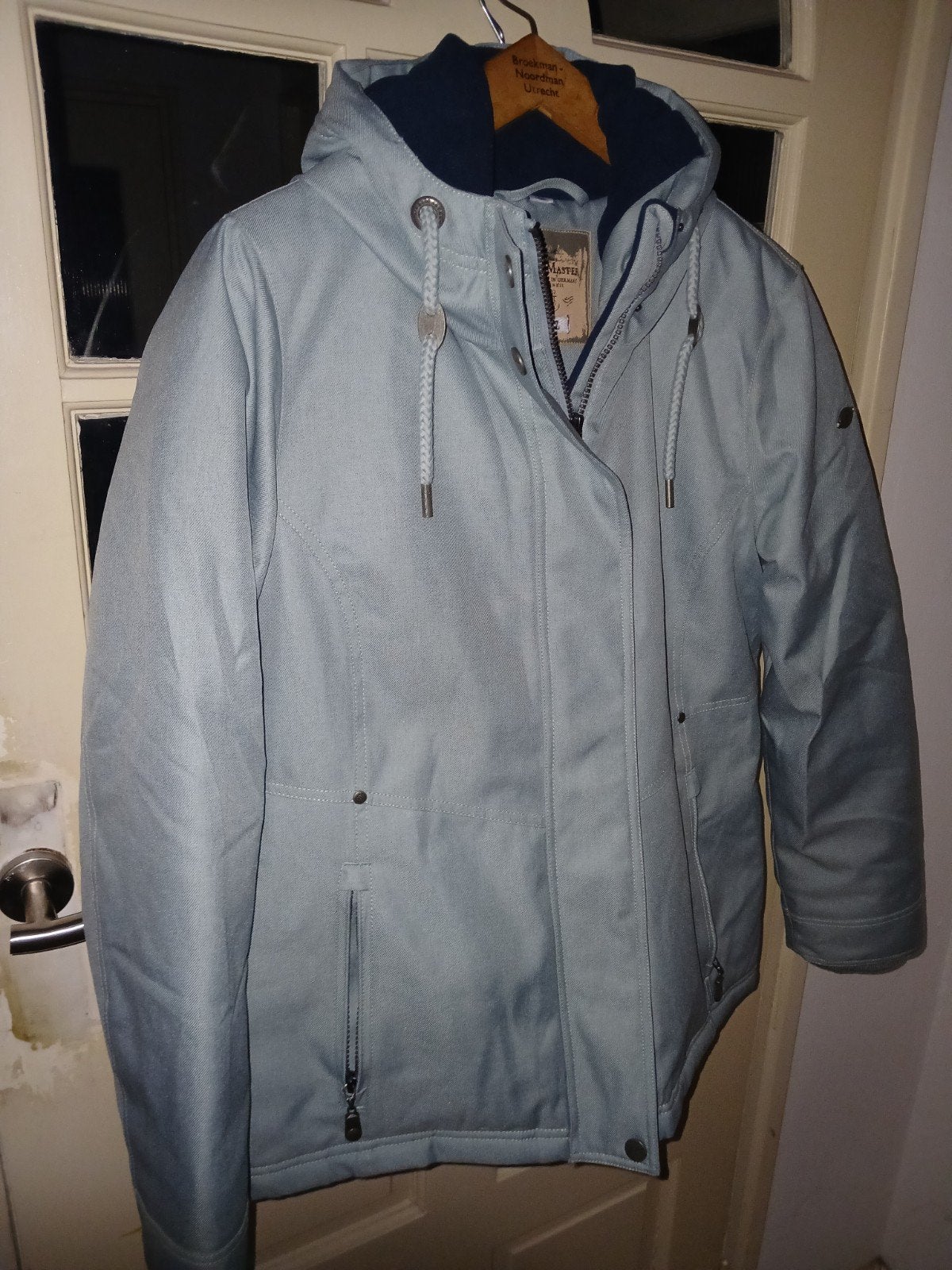 dreimaster damesjas lichtblauw, Dreimaster, Blauw, Maat 42/44 (L), Ophalen of Verzenden