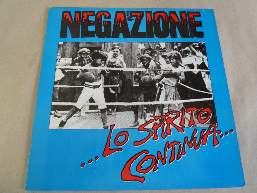 Negazione – ...Lo Spirito Continua... (1986), Cd's en Dvd's, Vinyl | Hardrock en Metal, LP, Fotohoes, Ophalen of Verzenden, 12 inch